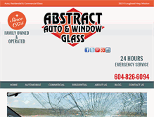 Tablet Screenshot of abstractglassmission.com